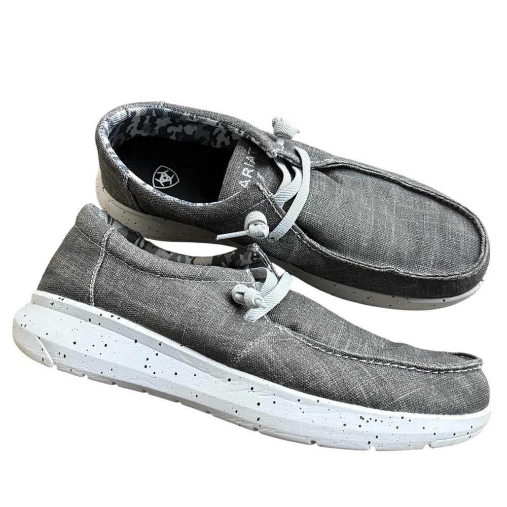 Ariat Hilo slip on shoes men size 10 gray